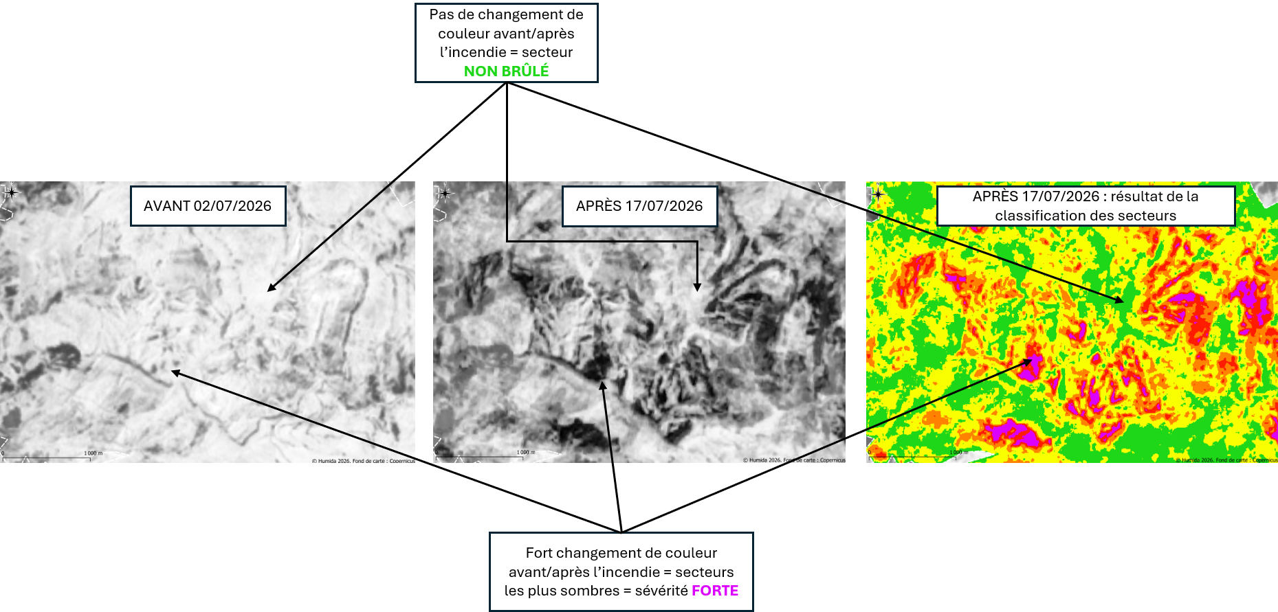 Les images satellites pour comprendre l’ampleur de l’incendie de Die 23 Imageaz